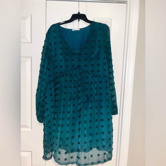 Women's Green Dress Size XL - Picture 1 of 8